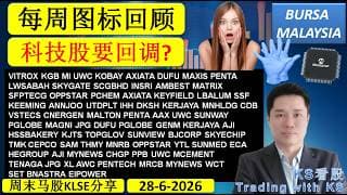 KS看股 - 每周图标回顾 - 28-6-2026💥科技股要回调?💥VITROX KGB MI UWC KOBAY AXIATA DUFU MAXIS PENTA LWSABAH SKYGATE