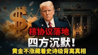美沙核协议落地四方集体沉默！沙特以色列伊朗全员闭嘴！台面下利益交割出清所有黑天鹅！黄金中长期对冲逻辑被72小时清零！这是今年最隐蔽的金融绞杀！