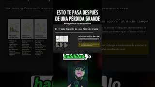 Esto pasa después de una pérdida grande