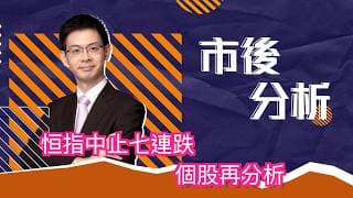 市後分析（12/06/2026）－ 恒指中止七連跌 個股再分析