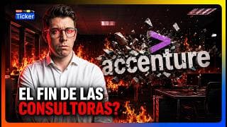 🤖 Accenture bajo amenaza: ¿Podrá sobrevivir a la Inteligencia Artificial? | #DetrasDelTicker