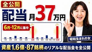 【月37万円の配当】資産1.6億・87銘柄のリアルな入金額を全公開…それでもデパ地下でパートを続ける訳あり人生「昭和の女」