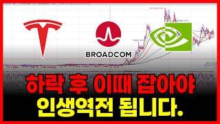 이번 하락 후, 이때 잡아야 인생기회 (엔비디아 테슬라 브로드컴 SOXL 팔란티어테크 마이크로소프트 마이크론 샌디스크
