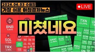 구글 유상증자의 의미는?ㅣ극단적 과열, 근데 반도체는 좋다잖아!!ㅣ박살나는 비트코인, 이더리움... 큰거온다...?ㅣ[아침뉴스&미국시황] #260603