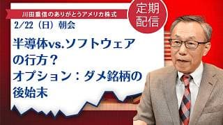 半導体vs.ソフトウェアの行方？オプション：ダメ銘柄の後始末【アメリカ株】
