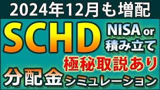 【毎月どのくらいもらえる？】SBI・SCHDの運用開始を記念して、SCHDの分配金をシミュレーション。数値入力のコツも伝授