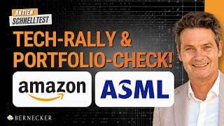 Tech-Rally & Portfolio-Check! Amazon, ASML, Cloudflare & Banca Monte dei Paschi