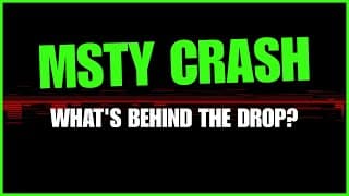 MSTY ETF Crash! What's Behind the DROP? ( + Dividend Updates)