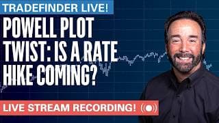 TradeFinder LIVE! Powell Plot Twist: Is a Rate Hike Coming? #stocks #elliottwave