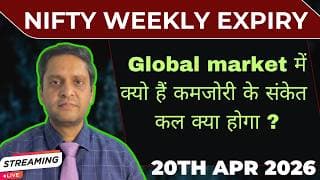 Market analysis for 21st april 26|Nifty weekly expiry|sensex|US iran talks news|Globalmarket news