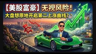 【美股富豪】无视风险！大盘想原地开启第二上涨曲线？