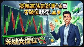 【美股富豪】宽幅震荡是好事！不破位就行！