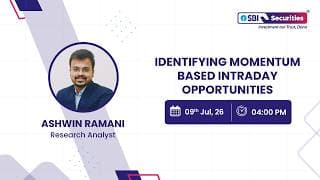 Identifying Momentum based Intraday Opportunities | Live Webinar