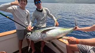 My Son Caught A Monster Tuna!! KONA!! BORING VLOG