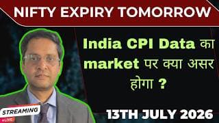 Nifty weekly expiry analysis for 14th july 26|India inflation impact on markets|US Iran news|Sensex