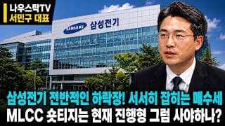 [삼성전기] 삼성전기 전반적인 하락장! 서서히 잡히는 매수세  MLCC 숏티지는 현재 진행형 그럼 사야하나? #삼성전기
