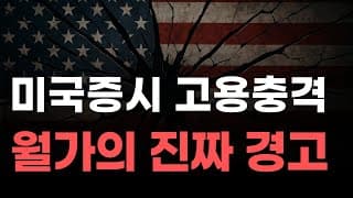 [미국주식] 미국증시 고용충격 월가의 진짜 경고![엔비디아, 테슬라, 아이온큐, 브로드컴, 애플, 팔란티어]