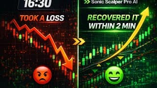 16:30 Trade Went WRONG… Then Sonic Scalper Pro AI Recovered It in 2 Minutes 😳