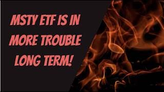 Why MSTY ETF Will Fall Long Term ( YieldMax ETF: CHPY ETF vs MSTY ETF )