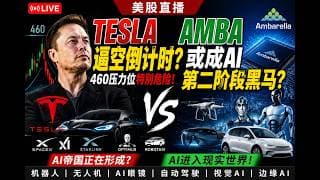 26/5/28 特斯拉逼空倒计时？AMBA或成AI 边缘黑马？USAR 要突破
