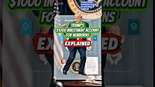Trump’s $1,000 baby investment account full details