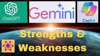 ChatGPT, Gemini, and Copilot in Action: Strengths and Weaknesses