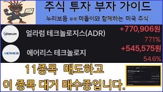 지금 미국 주식은 판을 다시 짜야 하는 시기입니다.