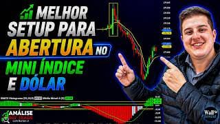🚀📈 MELHOR SETUP PARA ABERTURA NO MINI ÍNDICE E DÓLAR