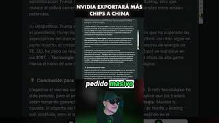 Nvidia exportará más chips a China #trading