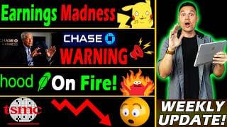 TSMC Falls on Earnings! 😱 Robinhood Soars 🚀 Banks Talk Economy 👀 & More! - Weekly Update!