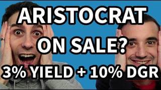 Dividend Aristocrat on Sale?? 3% Dividend Yield & 10% Growth Rate