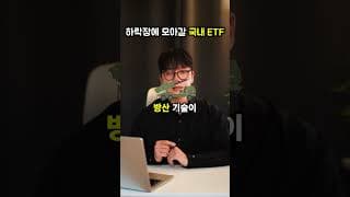 "전재산 천만원이면 이거 하세요" 하락장에 모아갈 국내 ETF 추천