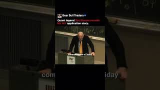 Quant Legend Jim Simons Reveals his MIT Application Story