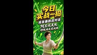 突发暴跌应对法 #阿兰说美股 #炒股功夫 #Shorts
