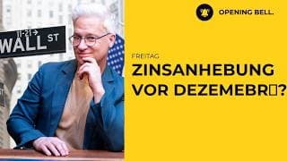 Zinsanhebung vor Dezember? US-Arbeitsmarkt sehr fest.