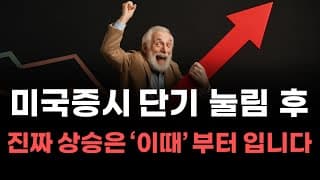 [미국주식] 미국증시 단기 눌림 후 진짜 상승은 '이때' 부터 입니다! [엔비디아, 테슬라, 아이온큐, 브로드컴, 애플, 팔란티어]