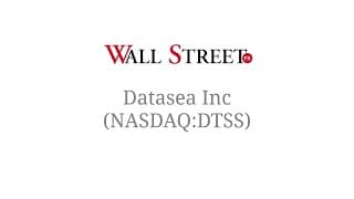Datasea Inc., (NASDAQ: DTSS) - Company Profile and Stock Analysis