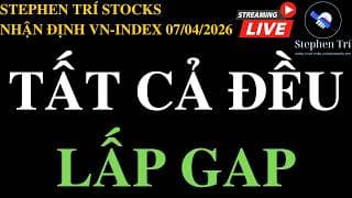 🔴VN-INDEX 07/04/2026: Chỉ số và cổ phiếu đều lấp gap up - Thanh khoản thấp kỉ lục 2 tháng