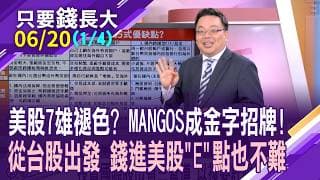 你想吃"MANGOS"嗎?想搶搭AI特快車 除了台股,美股更貼近?買概念股或是本尊?投資國際大廠也可以很簡單!【20260620(第1/4段)只要錢長大*鄭明娟(謝明哲×雨果)】