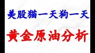 美股指数强个股弱，怎么办？黄金和原油分析。