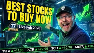 Best Stocks to Buy Now: Live Feb 2026 Chart Day – 17 Analyzed (TSLA PLTR SOFI META)
