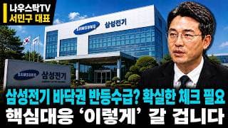 [삼성전기] 삼성전기 바닥권 반등수급? 확실한 체크 필요 핵심대응 ‘이렇게’ 갈 겁니다 #삼성전기