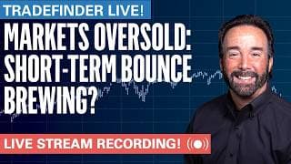 TradeFinder LIVE! Markets Oversold: Short‑Term Bounce Brewing?  #stocks #elliottwave