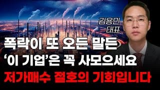 [주식] 폭락이 또 오든 말든 '이 기업'은 꼭 사모으세요 저가매수 절호의 기회입니다! [미국주식, 트럼프 주식, 머스크 관련주, AI주식]