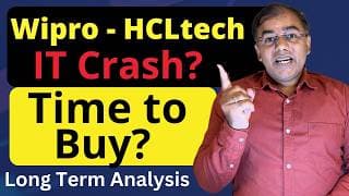 Wipro Share , Infy - IT Shares में Buying? 🤔 मौका या AI Trap? | Long Term Analysis - क्यों गिर रहे