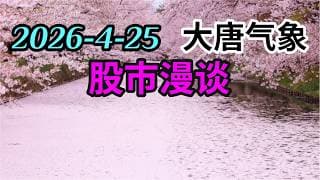 2026-4-25-大唐气象股市漫谈 | TSLA | INTC | NOW | 财报周