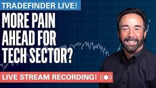 TradeFinder LIVE! More Pain Ahead for Tech Sector?  #stocks #elliottwave