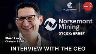 RedChip at the Centurion One Capital Miami Summit: Interview with Marc Levy, CEO of Norsemont Mining
