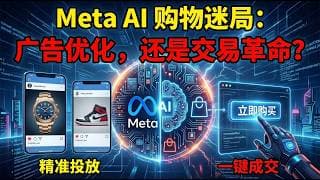 榨干30亿人社交图谱？深度拆解Meta AI购物：扎克伯格真正的“万亿印钞机”！#金融 #美股 #科技 #meta