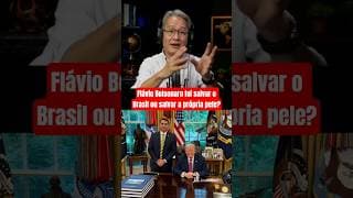 Flávio Bolsonaro foi salvar o Brasil ou salvar a própria pele?